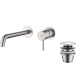 Pack Grifo de lavabo empotrado Monza Imex + Válvula click-clack de Imex principal 5