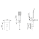 Sumatra Imex set de douche encastré Sumatra croquis 8