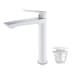 Pack Grifo de lavabo caño alto Lúxor Imex + Válvula click-clack principal 1