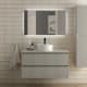 Conjunto mueble de baño Kira Salgar con lavabo sobre encimera principal 2