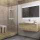 Mueble de baño Lambda con encimera de madera Coycama principal 1