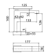 Mitigeur de lavabo Pisa Imex croquis 8