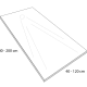 Plato de ducha Compac gris Bruntec croquis 4