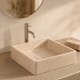 Lavabo de mármol natural Nilo Bruntec ambiente 4