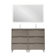 Conjunto mueble de baño Suki Amizuva 3D 11