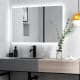 Miroir de salle de bains avec éclairage LED Dune Bruntec principal 1