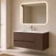 Meuble de salle de bains Alpes 21 Bruntec avec lavabo « Solid Surface » principal 4