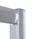 Paroi de douche profilé noir New Sabik Bruntec détail 4