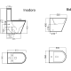 Pack WC + bidet Lisboa Bruntec croquis 12
