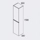 Columna de baño Roma Bruntec croquis 4