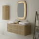 Mueble de baño con encimera de madera maciza Baviera Bruntec principal 1