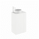 Mueble de baño Bassi Royo con encimera de madera  fondo reducido principal 9