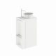 Mueble de baño Bassi Royo con encimera de madera  fondo reducido principal 14