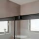 Mampara de ducha Sabik color negro Bruntec detalle 4