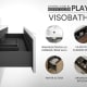 Meuble de salle de bains avec plan de toilette hydrofuge Granada Visobath détail 14
