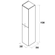 Columna de baño Uniiq Salgar croquis 19