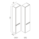 Columna de baño Econic Royo croquis 5