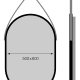 Miroir de salle de bains avec éclairage LED Funchal Eurobath croquis 3