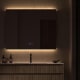 Miroir de salle de bains avec éclairage LED Casiopea Bruntec détail 6