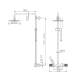 Conjunto de ducha y baño Line Imex croquis 7
