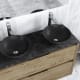 Mueble de baño con encimera de piedra Boston Bruntec detalle 6