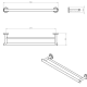 Toallero de baño Architect S+ Cosmic croquis 15