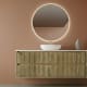 Mueble de baño madera maciza con encimera solid surface Alpes 19 Bruntec principal 1