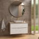 Meuble de salle de bains avec plan de toilette bois Sahara Coycama principal 0