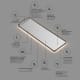 Espejo de baño con luz LED Palermo Ledimex opción 5