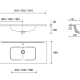 Conjunto mueble de baño Silane Salgar croquis 8
