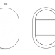 Miroir de salle de bains Ada Visobath croquis 4