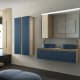 Meuble de salle de bains avec plan de toilette en bois Lambda Coycama environnement 17