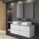 Mueble de baño con encimera de madera Boston Bruntec principal 0