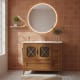 Conjunto mueble de baño rústico Kai Bruntec principal 1