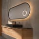 Miroir de salle de bain LED avec éclairage Rimini Ledimex principal 1