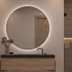 Miroir de salle de bains avec éclairage LED Atria Bruntec principal 1