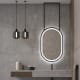 Miroir de salle de bains avec éclairage LED Boracay Eurobath environnement 6