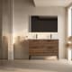 Conjunto mueble de baño con banquillo con lavabo Flat Verso Viso principal 5
