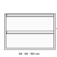 Conjunto completo de mueble de baño Zaoma Bruntec croquis 12