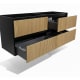 Mueble de baño madera maciza con encimera solid surface Alpes 18 Bruntec principal 6