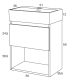 Mueble de baño Mini Sanchis croquis 5