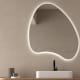 Miroir de salle de bain avec éclairage LED Wave Bruntec principal 0
