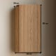 Colgar de baño madera maciza de Fresno Neo Curve Bruntec croquis 4