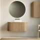 Colgar de baño madera maciza de Fresno Neo Curve Bruntec ambiente 3