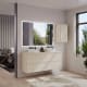 Meuble de salle de bains en bois avec plan de toilette Vilma Bruntec principal 0