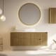 Mueble de baño madera maciza con encimera de solid surface Alpes 13 Bruntec principal 0