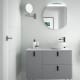 Mueble de baño con encimera solid surface Uniiq Salgar principal 7
