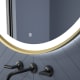 Espejo de baño con luz LED Seychelles Eurobath detalle 5