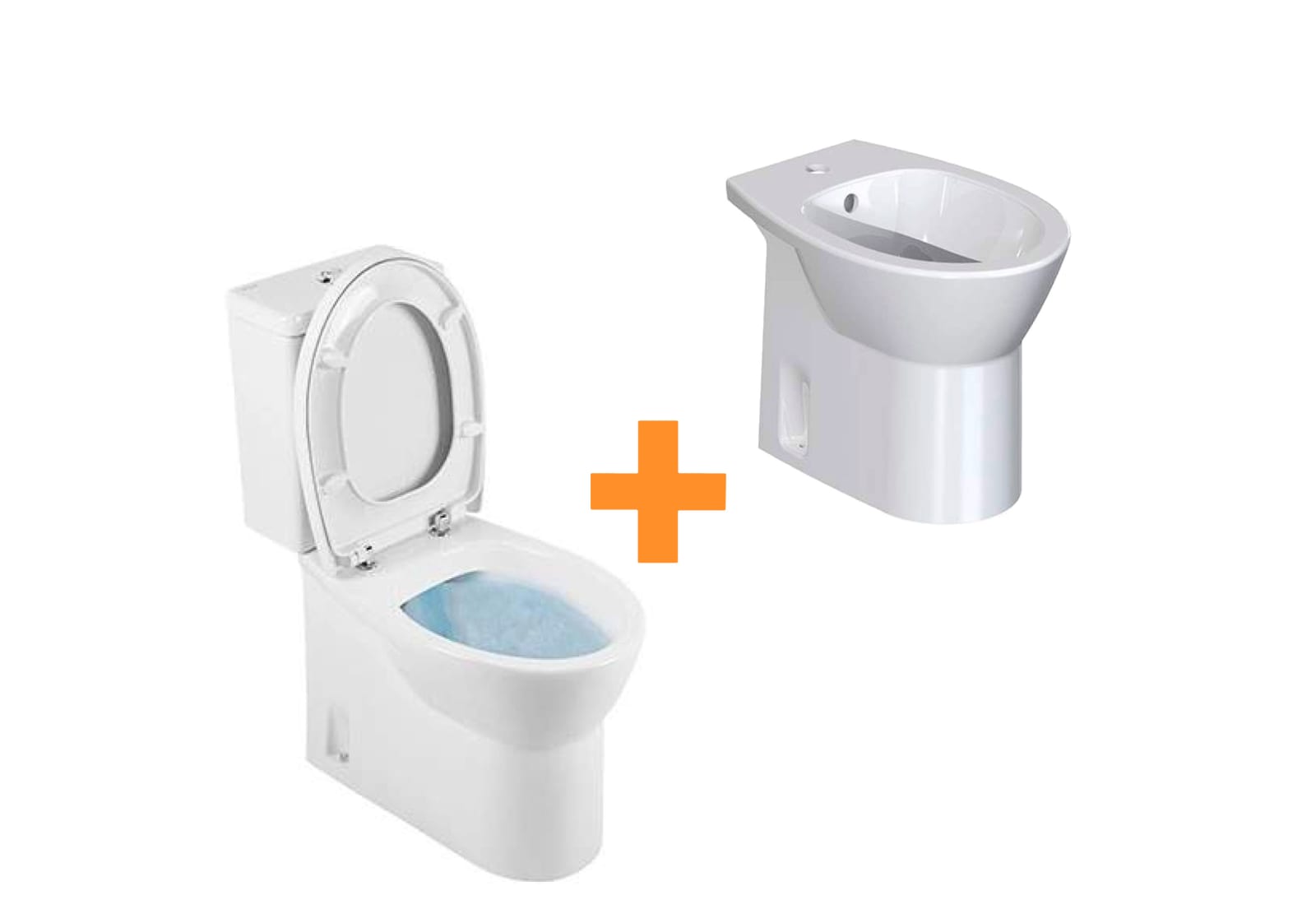 Pack inodoro + bidé Easy Unisan Sanindusa principal 0