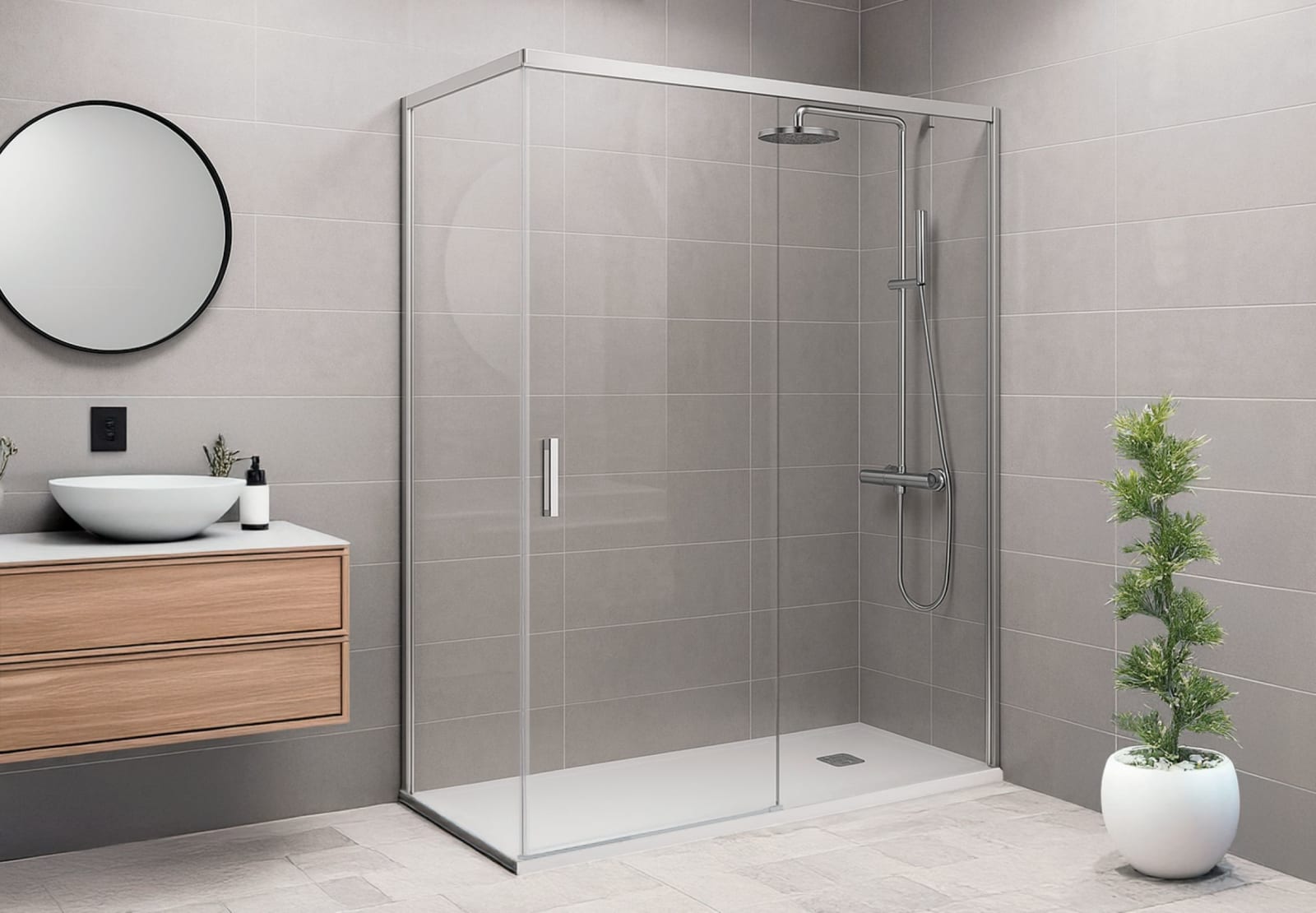 Paroi de douche  Bruntec Elara principal 0